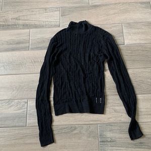 Zoe karssen black long sleeve top